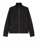 JACKETS MENS MIXED MEDIA JACKET BLACK