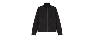 JACKETS MENS MIXED MEDIA JACKET BLACK