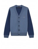KNITWEAR MENS CARDIGAN PS HAPPY INDIGO