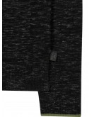 KNITWEAR MENS KNITTED JACKET BLACK MELANGE