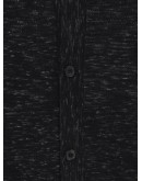 KNITWEAR MENS KNITTED JACKET BLACK MELANGE