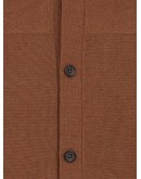 KNITWEAR MENS KNITTED JACKET MUD