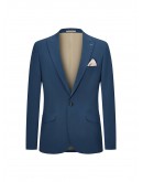 Men Clothing 3M Compact Multi-Way Stretch Suit Blazer Smart Fit - Blue