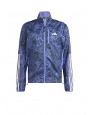 Men Jacket Own the Run Excite WIND.RDY Semi Cobalt Blue