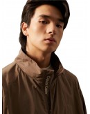 Men's Basic Essential Functional Nylon Jacket Brown