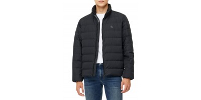 Men's Basic Essential Ultra Lightweight Down Jacket Black