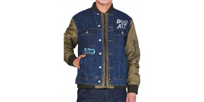 Men's Denim Jacket Buddy Lee Collection Regular Fit Mid Indigo