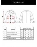 Notch Lapel Blazer Men Dark blue
