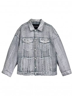 THE MONOGRAM BIG TRUCKER MATTE SILVER