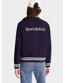 Unisex Jacket Yankees Serif Varsity - Navy/White