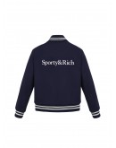 Unisex Jacket Yankees Serif Varsity - Navy/White