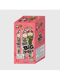 TAOKAENOI Grilled Seaweed Roll Smoked Sausage Flavor (Big Roll Brand) – 3 g x 9 Packs
