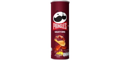 Pringles Potato Crisps Smoky BBQ Flavor 107G.
