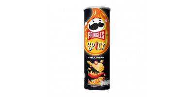 Pringles Potato Crisps Spicy Garlic Prawn Flavour